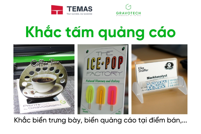 Khắc Biển Quảng Cáo, POP, Tấm Trưng Bày